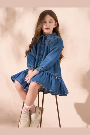 Angel & Rocket Peignoir Rafferty Denim 100 {o} % coton Star Col4 ans (104cm)