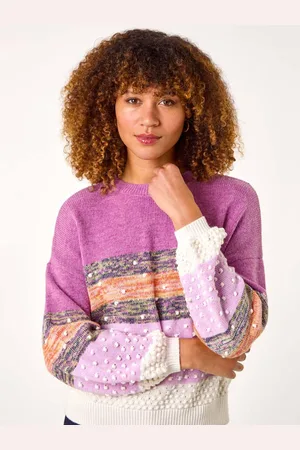 Roman Textured Bobble Knit Crew Jumper44