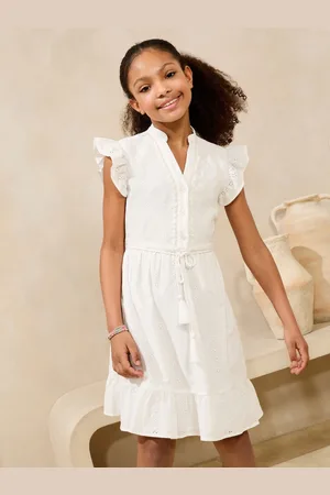 Lipsy London Broderie Shirt Holiday Dress (5-16yrs)140146cm