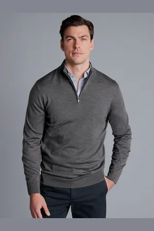 Charles Tyrwhitt Pure Pull Merino Quarter ZipXXL
