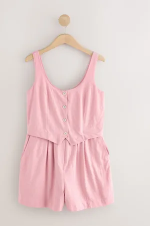 Next Combinaison 100% coton sans manches style veste46tall