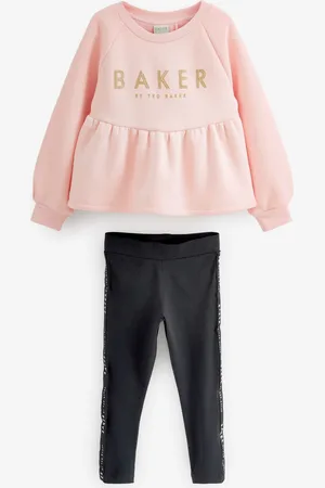 Ted Baker Peplum 100% Cotton Sweater And Legging Set12 - Mois 18 (80 - 86cm)