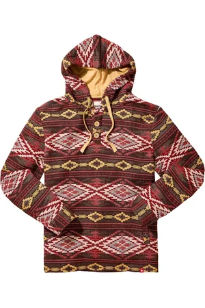 Joe Browns Warm Aztec Button Detail HoodiePetit