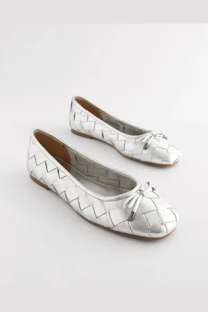 Next Ballerines tissées en cuir Forever Comfort
