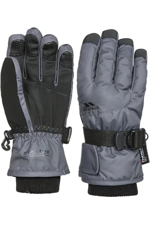 Trespass Kids Grey Winter Ergon II Gloves5 - 7 ans (110 - 122cm)