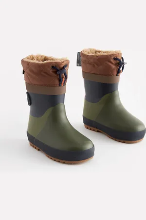 Next Bottes en caoutchouc thermique Thinsulate avec extrémité doublée
