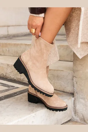 Linzi Trish Wedged Heel Ankle Boots
