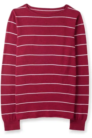 CELTIC & CO. Pink Merino Fine Knit Boat JumperMédium