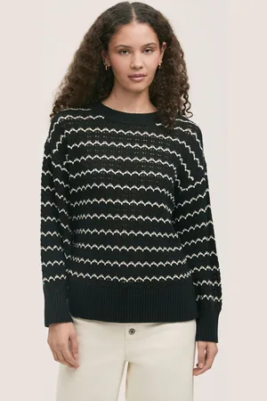 Finery London Pull rayé Sansa à col ras du cou40