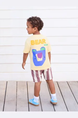 Next 100% Cotton Short Sleeve Back Print T-Shirt And Shorts Set (3mths-7yrs)2 - 3 ans (92 - 98cm)