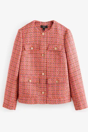 Next Veste en boucle texturée sans col40