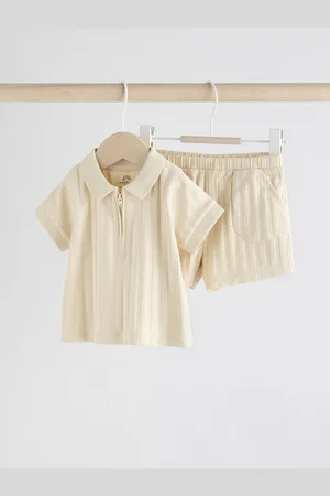 Next Polo Top and Shorts Baby Set56cm
