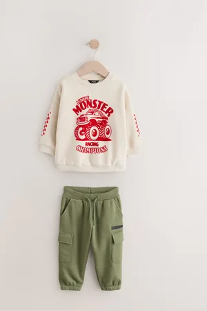 Next Sweat-shirt et pantalon de sport en coton 100% 2 Pieces Ensemble (3mths-7yrs)12 - Mois 18 (80 - 86cm)