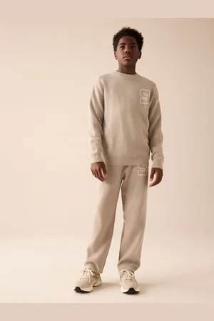 Next Knitted Crew Neck Jumper and Joggers Set (3-16yrs)7 ans (122cm)