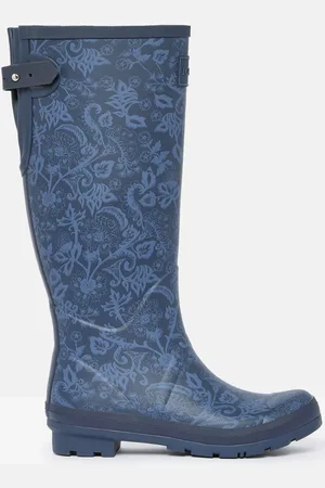 Joules Printed Adjustable Tall Wellies (chaussettes de sport imprimées et ajustables)