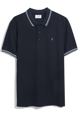 Farah Alvin Tipped Col Manches longues PolosXL