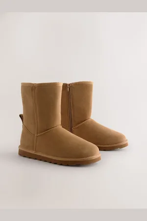 Next Faux Fur Lined Midi Boots