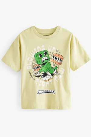 Next 100% Cotton Licensed Minecraft T-shirt (3-16ans)11 ans (146cm)