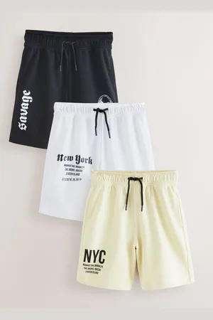 Next Graphic Jersey Shorts 3 Pack (3-16yrs)110116cm