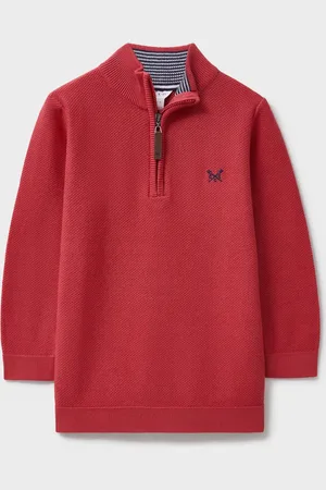 J.Crew Pull Company 100% coton à col zippé134140cm