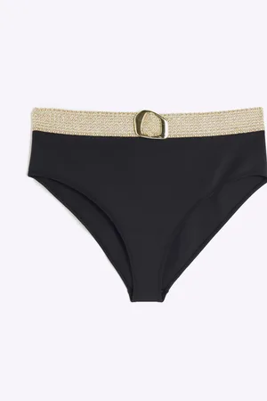 River Island Plus Elastic High Waisted Buckle Briefs50