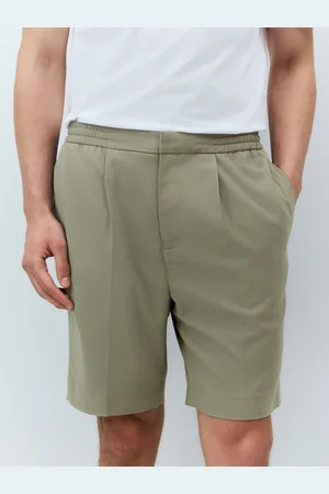 Next Elasticated Waist Pleat Chino Shorts34r