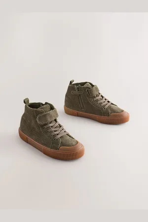 Next Velours côtelé Fermeture par contact Bottes