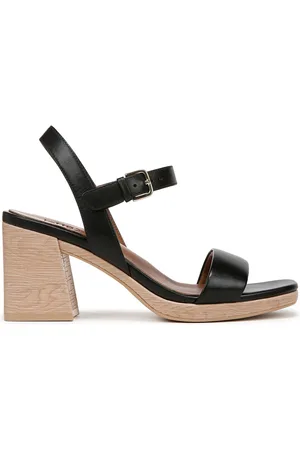 Naturalizer Rose Wide Fit Ankle Strap Black Sandalseu37