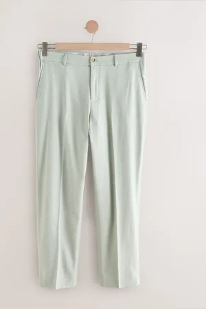 Next Pantalon de costume en lin Blend texturé28s