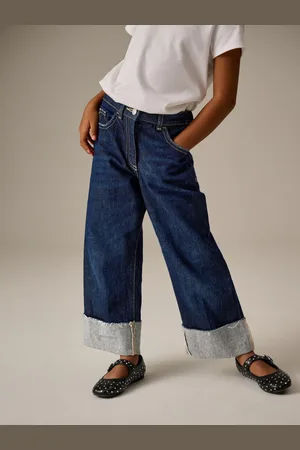 Next Turn Up Ample 100% Cotton Jeans (3-16yrs)16 ans (176cm)