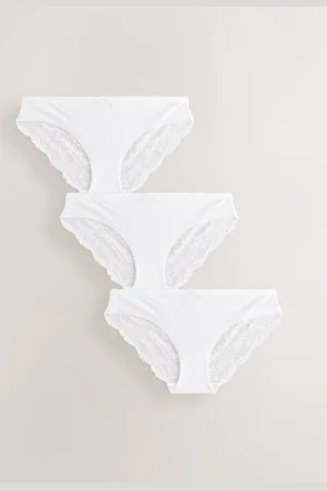 Next No VPL Lace Back Briefs 3 Pack36