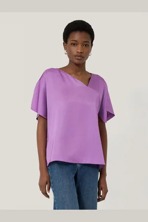 Jigsaw Top drapé à col asymétrique40