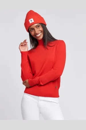 U.S. Polo Assn. U. S. Polo Assn Womens Col roulé Fine Knit PullS