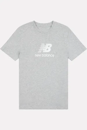 New Balance Garçons 100% Cotton Stacked Logo T-shirt8 - 9 ans (128 - 134cm)