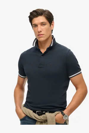 Superdry Polo Sportswear décontracté à liseréMédium
