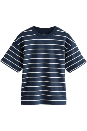 Next Stripe Short Sleeve 100% Cotton T-Shirt (3-16yrs)5 ans (110cm)