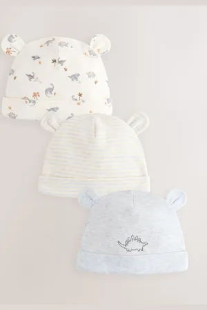 Next Paquet de bonnets pour bébé 3 (0-18mths)8086cm