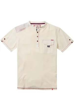 Joe Browns T-shirt Piqué Aztec Poitrine Pocket Henleysxlarge