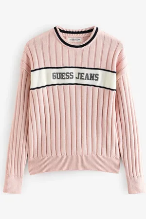 Guess Preppy Logo Long Sleeve Knit JumperM
