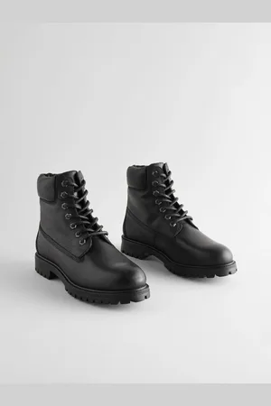 Next Bottes à lacets en cuir