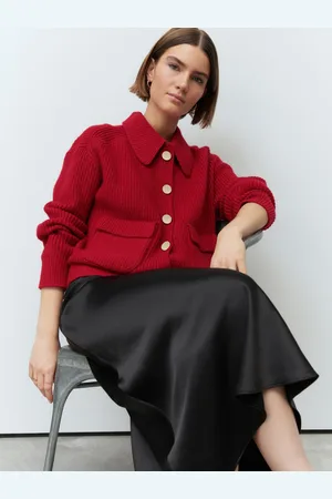 Next Collared Knitted Bomber Jacket
