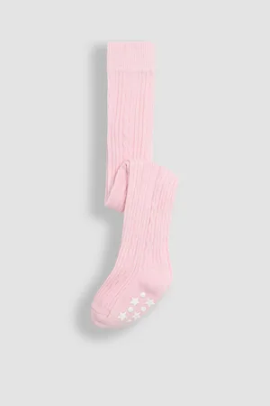 JoJo Maman Bébé Collants à côtes en câbleJusqu