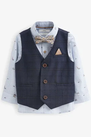 Next Ensemble gilet avec chemise et cravate Naud (3mths-7yrs)2 - 3 ans (92 - 98cm)