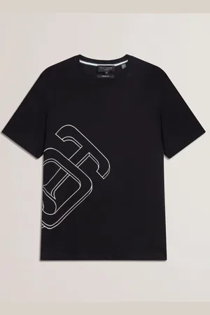 Ted Baker Craigey Manches courtes Marque Graphic 100% Cotton T-shirtMédium