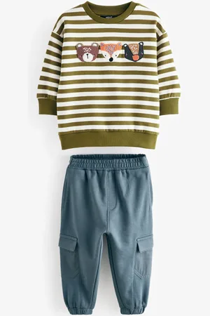 Next Sweat-shirt et pantalon de sport en coton 100% 2 Pieces Ensemble (3mths-7yrs)9 - Mois 12 (74 - 80cm)