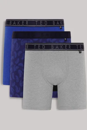 Ted Baker Mazarine Feather Heather Boxer Briefs 3 PackPetit