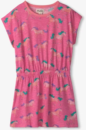 Hatley Summer 100% Cotton Horses Relaxed Robe140146cm