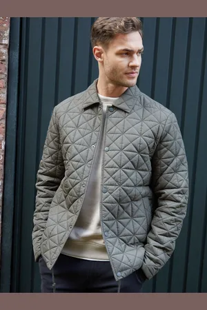 Threadbare Collared Quilted JacketMédium