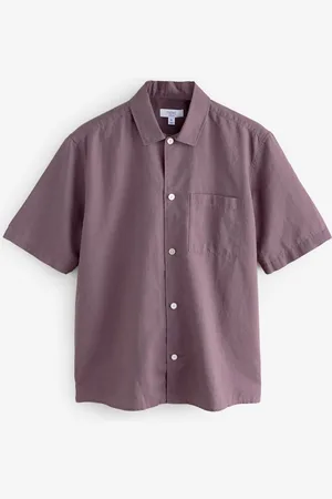 Next Chemise à manches courtes en lin et coton mélangésTrès grand