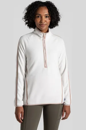 Craghoppers Cream CO2 Polaire Renu II Half Zip44